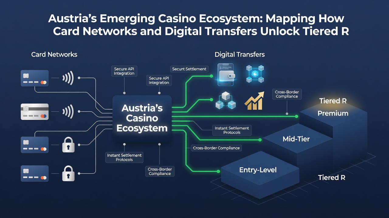 Detailed mapping of transaction flows from card networks and digital transfers to tiered reward systems at emerging Austrian platforms