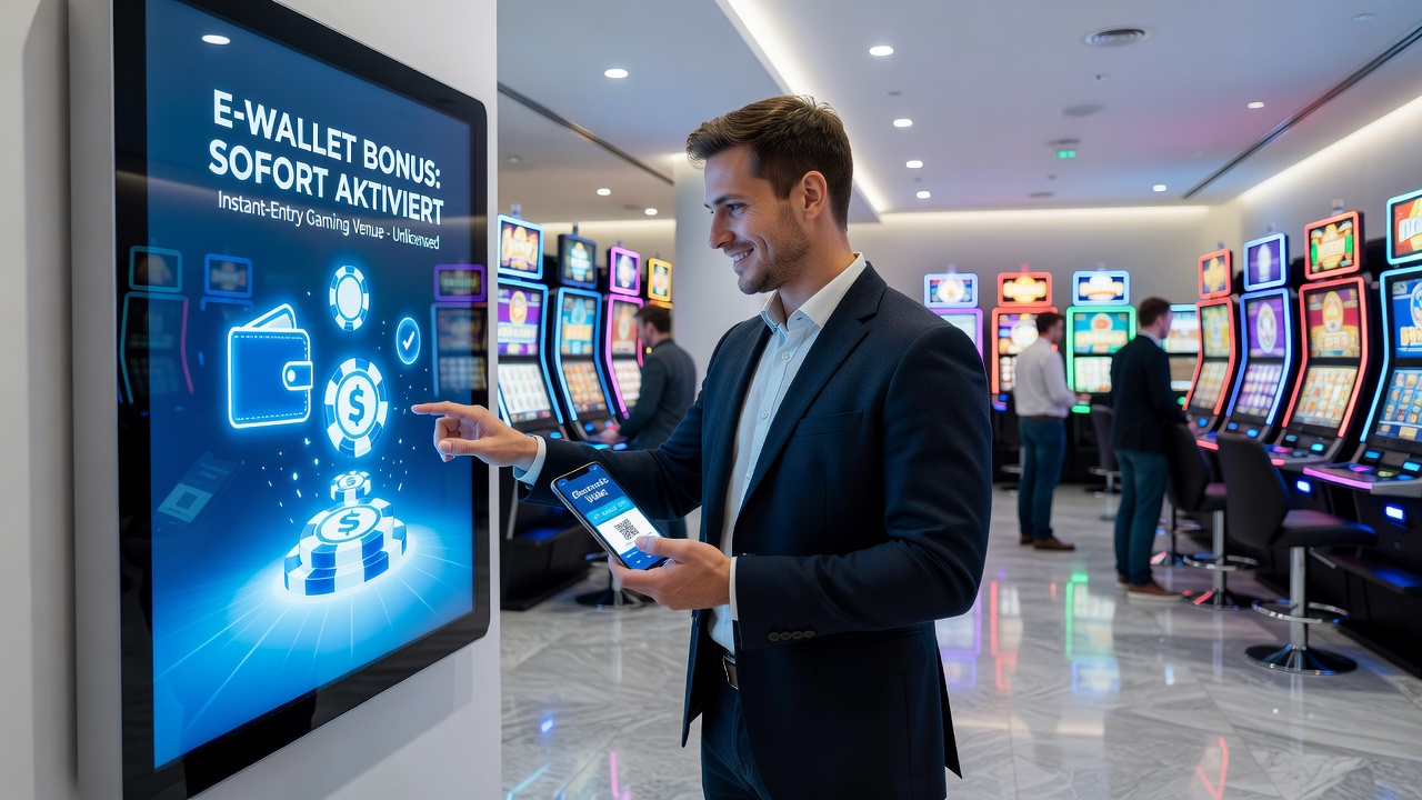 Flowchart illustrating electronic wallet steps for bonus processing at no-download gaming platforms